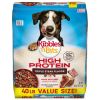 Triple Steak Flavor Dry High Protein Dog Food 40 lb Bag