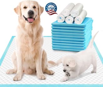 28" x 30" 100 Pcs Premium Disposable Training Pads, Pee Pads, Training Pads, Disposable Puppy Pee Pads, Quick Absorb and Odor Control