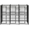 Outdoor Dog Kennel Steel 59.5 ftÂ²