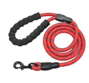 Reflective Dog Leash Nylon Pet Dog Leash Rope For Small Medium Large Dogs Walking Training Pet Suppiles (Option: Red)