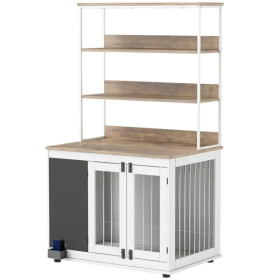 Dog Crate (Color: White)