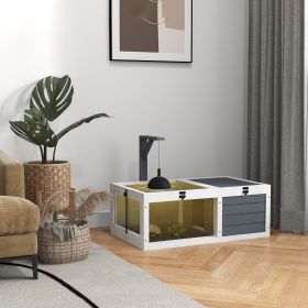 Tortoise Habitat (Option: Gray-890x550x190 mm)