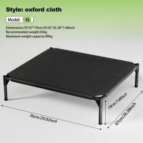 The Bi-material Pet Bed Is Of Your Choice,The Detachable Design Of The Oxford Cloth And Breathable Mesh Pet Bed Combines The Characteristics Of Breath (Option: NJB  XL)