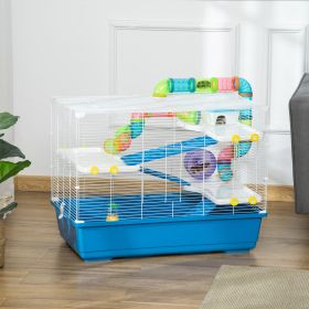 31" Extra Large Hamster Cage with Tubes and Tunnels (Option: Sky Blue-820x205x510 mm)