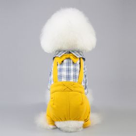 Dog Clothes Spring And Summer Clothing (Option: Yellow-L)